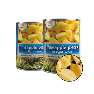 Mejor Calidad, Más Vendido, Precio de Fábrica en Vietnam, Trozos de Piña en Almíbar, Empaque Personalizado - Product Image 1