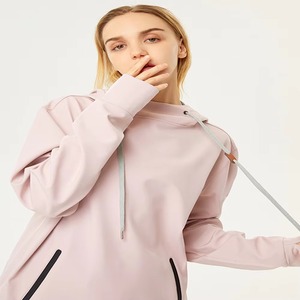 Ski & Snowboarding <b>Waterproof</b> Windbreaker Hooded <b>Jacket</b> Blush Pink Black <b>Grey</b> Hooded Pullover Anorak Thumbhole Cuffs Pockets - Product Image 3