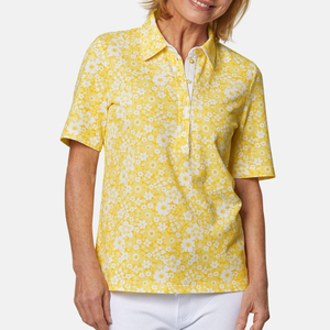 Nueva Camiseta Polo Sublimada a la Moda para Mujer en Venta, Ropa Casual, Camiseta Polo para Mujer con Color y Talla Personalizados Más Vendida - Product Image 1