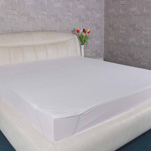 Premium Hotel 4 Corner Elastic Mattress Protector Knitted 400TC Breathable Surface Secure Fit Long Lasting Bedding Performance - Product Image 1