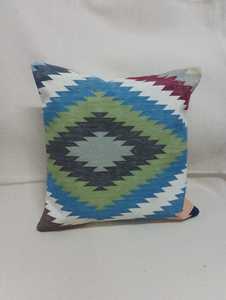 Housse de coussin et oreillers en tissu de coton, motif animal tissé, kilim, personnalisable, anti-bactérien, amovible et lavable – Meilleures ventes - Product Image 1