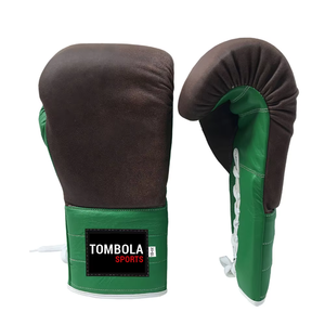 ถุงมือชกมวยหนังแท้คุณภาพสูง 16 ออนซ์ สีสันสดใส สำหรับฝึกซ้อมกีฬา ขายส่งแบบมืออาชีพ - Product Image 4