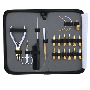 Kit Completo de Instalación de Extensiones de Cabello, Alicates para Microperlas, Herramienta de Extracción, Cargador de Perlas, Aguja de Gancho, Accesorios de Costura - Product Image 6