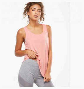 Top de tirantes para mujer, de color liso, de algodón, estilo casual, precio económico, talla estadounidense, para OEM/ODM personalizado. - Product Image 2