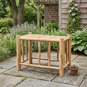 Mesa de Centro Rectangular Moderna Mario de Madera de Teca Sólida, No Plegable, para Uso en Exteriores, para Hotel y Sala de Estar, 90x50x60 cm - Product Image 3