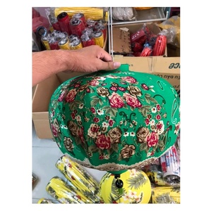 Lámpara de Seda Hoi, Forma Redonda, Elegante, Hecha a Mano, Material de Seda Vívida, Recargable, Energía Solar, Garantía de 4 Años, Uso en Camping - Product Image 3