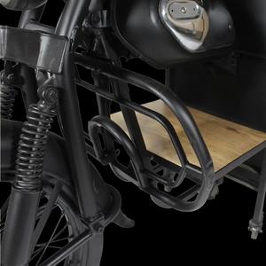 Estante delantero para motocicleta Vandana Optima Nimbus de metal negro - Product Image 3