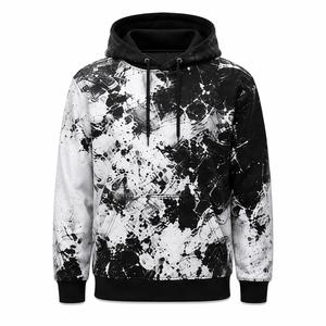 เสื้อฮู้ดดี้พิมพ์ลายสแปลตเตอร์สำหรับผู้ชาย ทรงปกติ สไตล์ลำลอง สตรีทแวร์ ผ้าฟลีซ 100% ผ้าฝ้าย มีฮู้ด มีกระเป๋า ระบายอากาศได้ดี เหมาะสำหรับฤดูใบไม้ร่วง - Product Image 1