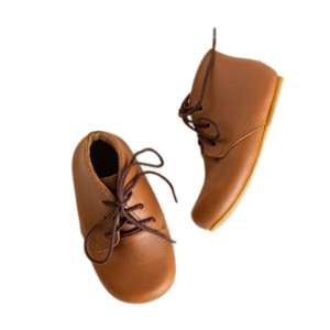 Chaussures en cuir véritable pour enfants, unisexes, bout rond, derby, à lacets, fabricant en gros - Product Image 3