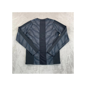 Camiseta Deportiva de Manga Larga para Hombre, con Patrón Geométrico, de Secado Rápido, Cuello Redondo, Corte Ajustado, Tejido de Poliéster - Product Image 6