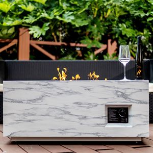 42\" Outdoor Rectangle Propane <b>Fire</b> <b>Pit</b> <b>Table</b> for Outdoor Entertaining - Product Image 2