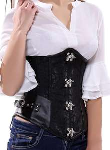 Corsets vintage pour femmes, sexy, gainants, respirants, en cuir moderne, pour grandes tailles - Product Image 6