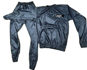 Nouvelle combinaison de sauna personnalisée avec logo, pour usage domestique, pour couple, fitness, course à pied, vêtements de sport d'hiver, extensible dans quatre directions, éco-responsable, taille élastique - Product Image 1
