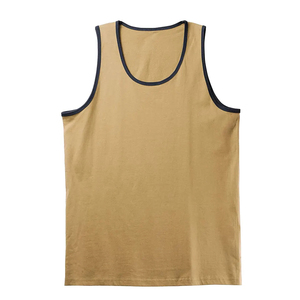 Débardeurs pour hommes élégants et tendance, en coton, sans manches, prix bas, haute qualité, tissu respirant, débardeur côtelé pour hommes - Product Image 3