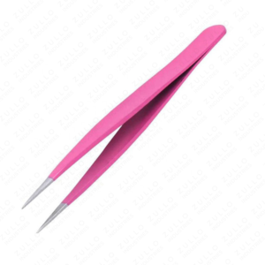 Anti Static Curved Eyelash Tweezers Stainless Steel Slanted Tip Precision Makeup & Lash Extension <b>Tool</b> With Wholesale Price - Product Image 2