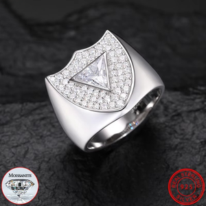 Anillo de Compromiso con Diamante Cultivado en Laboratorio, Corte Brillante, Plata de Ley 18k, Halo, Certificado IGI, Joyería Unisex de Lujo, Estilo Hip Hop, Personalizable - Product Image 4