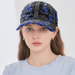 Streetwear Distressed <b>Cap</b> Snapback Urban <b>Vintage</b> Washed <b>Cap</b> Unisex Hip Hop Hat Wholesale Urban Distressed Dad <b>Cap</b> - Product Image 2