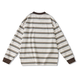 Sudadera de cuello redondo de punto para hombre, de poliéster y algodón, con estampado personalizado de alta calidad, fabricada por el fabricante OEM, para otoño. - Product Image 5