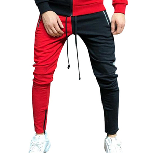 Chándal Unisex con Capucha y Bloques de Color, Cierre de Cremallera, Bolsillos Laterales, Corte Regular, Ropa Deportiva Casual de Otoño - Product Image 2