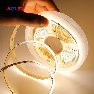 Hoge Efficiëntie Cob Led Strip Licht 420 Led/M Zuiver Wit Digitaal Dc 24V 840lm/M Afstandsbediening En Andere Modus Ip20 Rated