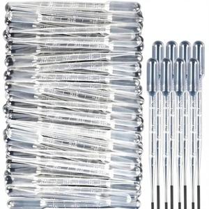 Pipettes de laboratoire jetables Premium BRG+ 3 ml avec graduation de 0,02 ml, compte-gouttes Pasteur en plastique PP stérilisé - Product Image 2