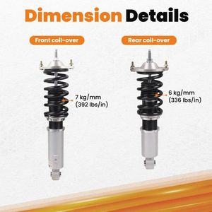 Sistema di Sospensioni e Ammortizzatori di Alta Qualità per Mazda Miata NA NB 89-05 MX5 con Smorzatori Regolabili e Coilover - Product Image 3