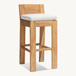 Velvet <b>Cushion</b> Bar Chair for Restaurant Set Furniture with Elegant High <b>Stool</b> and Modern Style for Home Furniture - Product Image 2