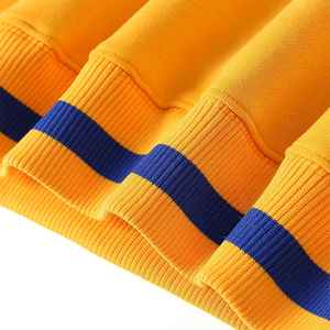 Sweat-shirt à col rond en chenille SGRho bleu et or de qualité supérieure, lettres grecques brodées pour les sororités et les fraternités, en molleton de coton - Product Image 4