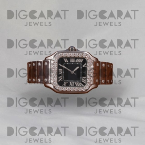 Reloj de Diamantes de Laboratorio de Lujo, Suministro Directo de Fábrica, para Ceremonias de Boda y Fiestas Nupciales, Disponible a Buen Precio - Product Image 1