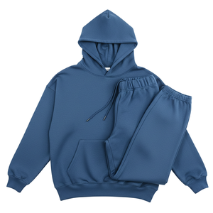 Sudadera con Capucha y Pantalones Deportivos Premium Personalizados para Hombre, Conjunto de Dos Piezas para Gimnasio, para Todas las Temporadas - Product Image 1