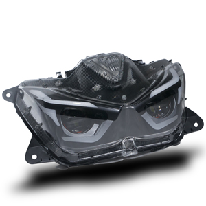 Système d'éclairage de moto JLIGHT DESIGN, phare avant à double faisceau, blanc naturel, fonction de bienvenue, Yamaha Force, feux de jour - Product Image 1