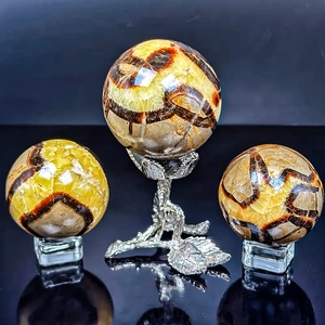 Usine En Gros En Vrac Naturel Septarium Sphère Cristal Poli Artisanat <span class=keywords><strong>Boule</strong></span> De Cristal Septarienne pour La Décoration - Product Image 4
