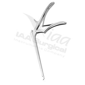 Juego de Instrumentos Quirúrgicos Ortopédicos Manuales de Acero: Pinza Kerrison de 45 Grados para Perforación Ósea - Product Image 3