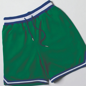 Shorts en maille respirants à séchage rapide pour hommes, avec cordon de serrage, pour la gym, le sport, la course, le basketball, l'entraînement, décontractés, coupe ample, été - Product Image 5