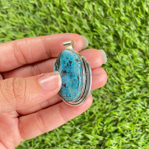 Colgante de Plata de Ley 925, colgante de piedras preciosas, colgante bohemio, colgante de cumpleaños, regalo para mujer, colgante hecho a mano - Product Image 3