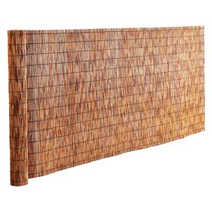 Recinzione Naturale in Canna 1,2 m x 5 m, Confezione da 2, Schermo Decorativo per Balcone Esterno, Traliccio per Patio e Giardino - Product Image 4