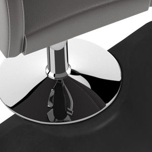 Tappetino da Salone Anti-Invecchiamento Nero 3x 4.5x 1/2 Pollici, Arredo per Saloni di Bellezza con Bordo Rotondo Esterno ed Interno - Product Image 2