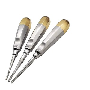 Élévateurs dentaires professionnels à poignée ergonomique en acier inoxydable, instruments chirurgicaux d'extraction dentaire, fabricant exportateur - Product Image 3