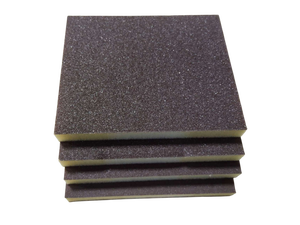 Bloc d'éponge en oxyde d'aluminium grain 320 à 1200 Type de mousse souple à deux côtés pour les travaux de polissage fin - Product Image 2