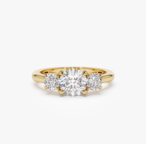 Anillo de Compromiso con Diamante de Laboratorio Delicado - Product Image 1