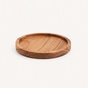 Posavasos Decorativo de Lujo Hecho a Mano en Madera de Acacia Pulida con Logotipo Personalizado para Decoración de Mesa en Hogar, Cafetería o Restaurante - Product Image 2
