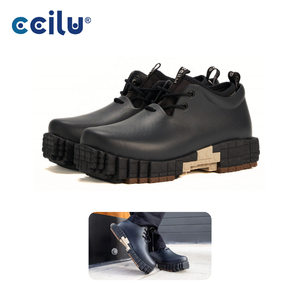 Eco Friendly Arch Support Lace-<b>up</b> Ankle Boots for Men Waterproof Walking Shoes Autumn Summer Bb01 - Product Image 1
