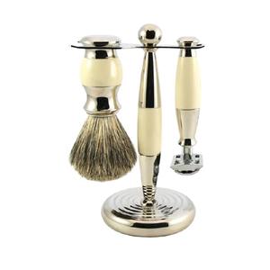 Maquinilla de Afeitar de Seguridad de Acero Inoxidable de Doble Filo Reutilizable, Herramienta Clásica de Barbería para el Cuidado Personal Diario de Hombres - Product Image 1