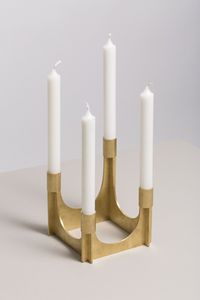 Modern Geometric Candle Holder Stand Minimalist Table Decor <b>Candelabra</b> - Product Image 3
