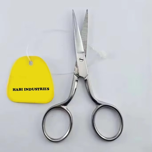 Ciseaux droits de précision de 3,5 pouces de qualité industrielle pour broderie, en acier inoxydable chirurgical, outil de coupe à bord lisse - Product Image 4