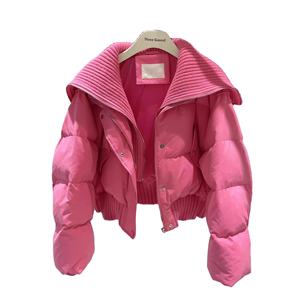 Chaqueta acolchada personalizada al por mayor, chaqueta transpirable de invierno a la moda, fabricante impermeable, chaqueta con cremallera para mujer OEM - Product Image 1