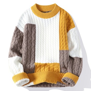 Custom Sweater Men's Christmas Pullover Knitted Clothing Cashmere Winter Pullover Crew Neck Knitted Christmas Men's Sweater - Product Image 2