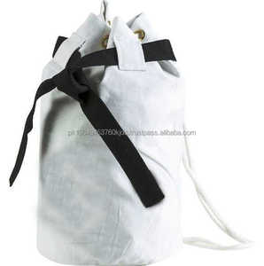Bolsa de lona de karate de lona blanca personalizada OEM bolsa de viaje deportiva de algodón de alta calidad para gimnasio al aire libre al por mayor - Product Image 1