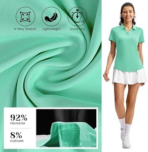 Polos para Mujer, Ligeros, de Secado Rápido, Mezcla de Algodón, Deportivos, para Entrenamiento, Golf, Tenis, Uso Casual, Marca Privada Personalizada - Product Image 4