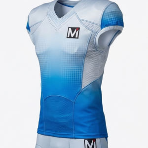 Uniforme de football américain professionnel, tissu résistant anti-déchirure, kit personnalisé sublimé pour les matchs de football, tenue de jour de match - Product Image 5